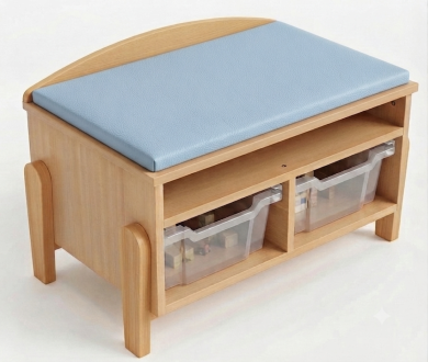 Banc avec rangement sous assise k'briol